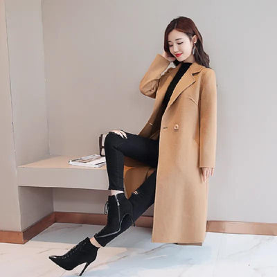 Mid-length Plus Size Loose Overcoat