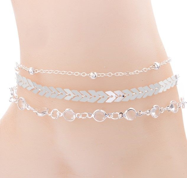 Eternity Solstice Multi-Layer Anklet