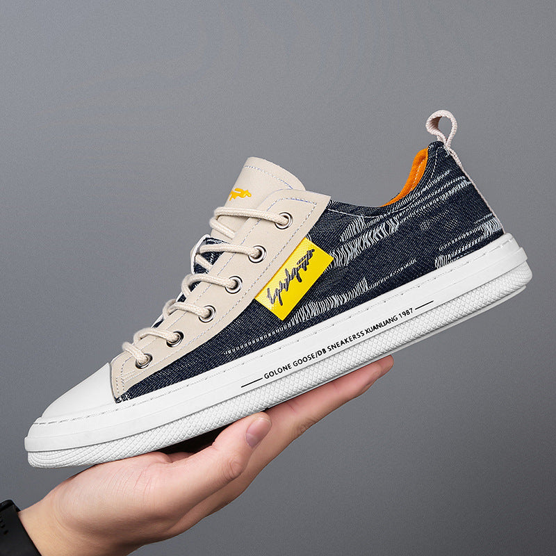 Canvas Shoes Men's Summer New Low Top Shoes Casual Shoes