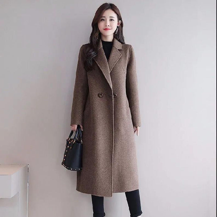 Mid-length Plus Size Loose Overcoat