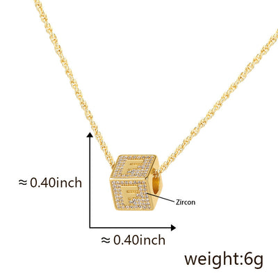 Fashion 26 English Letter Necklace Pendant