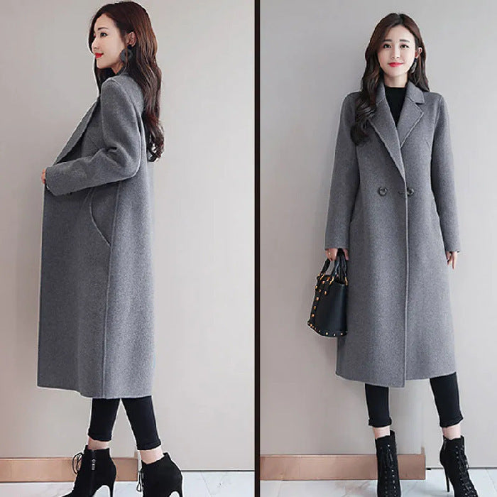 Mid-length Plus Size Loose Overcoat