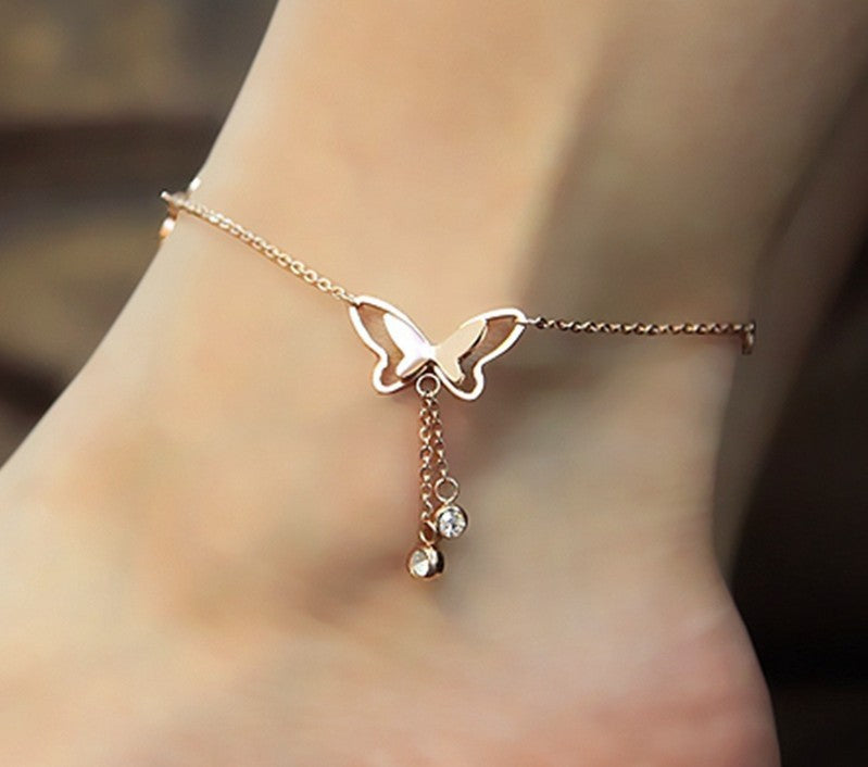 Ankle Bracelet Foot Chain with Charms for Women