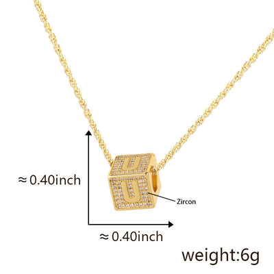 Fashion 26 English Letter Necklace Pendant