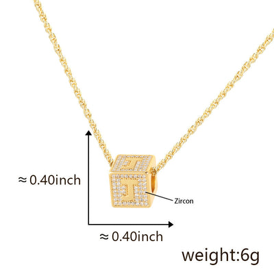 Fashion 26 English Letter Necklace Pendant