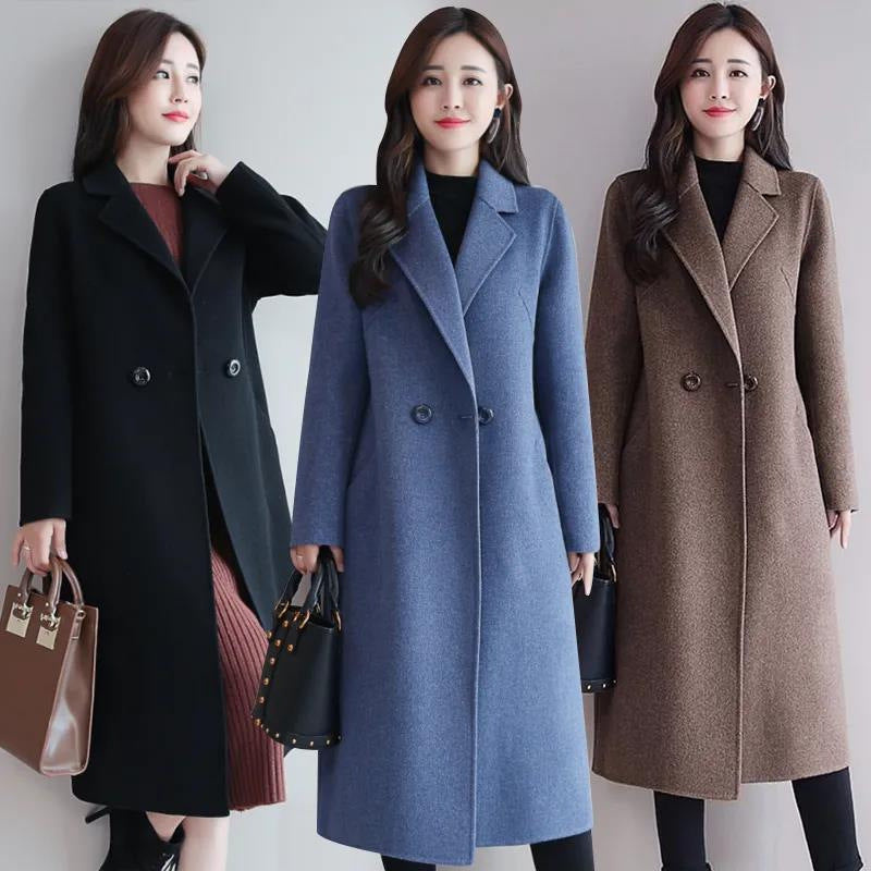 Mid-length Plus Size Loose Overcoat