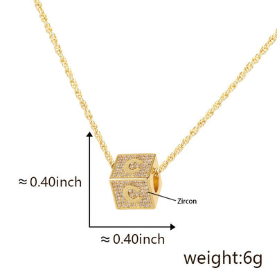 Fashion 26 English Letter Necklace Pendant