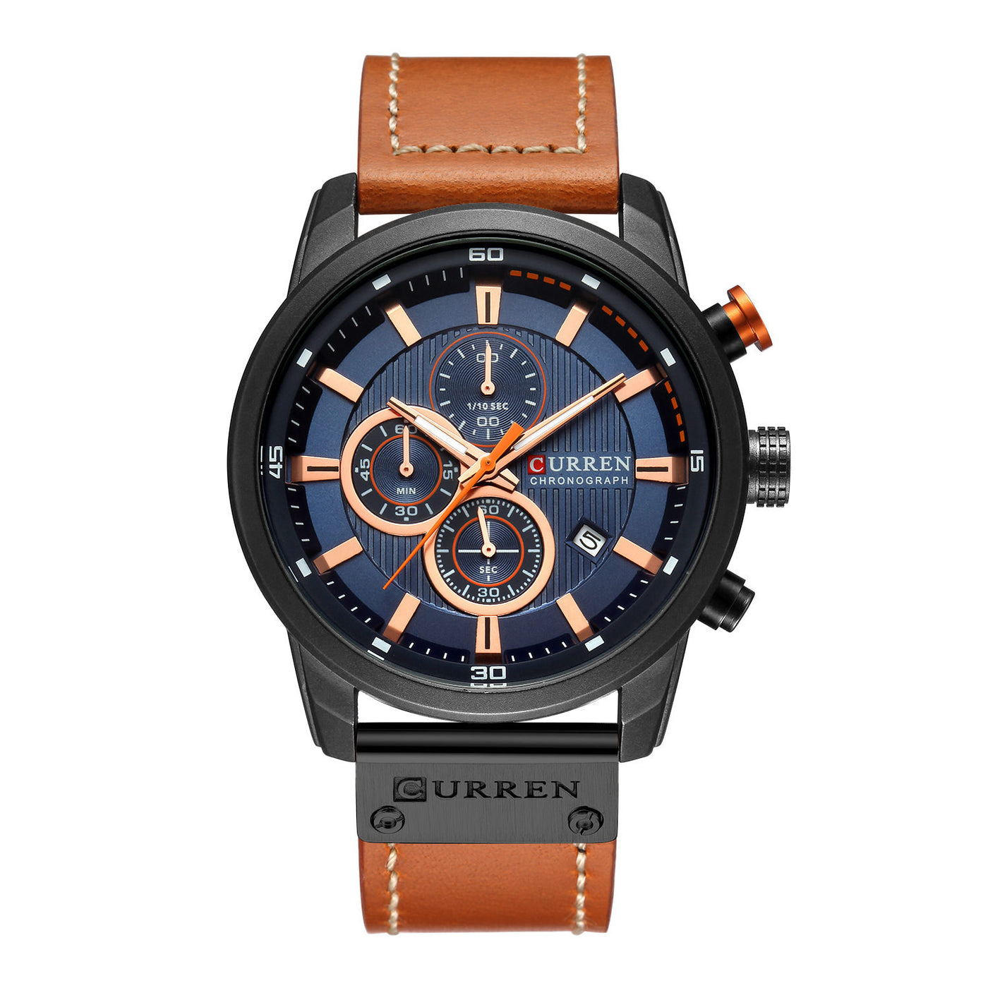 CURREN 8291 Casual Style Multi Function Quartz Watch Date Display Men Wrist Watch