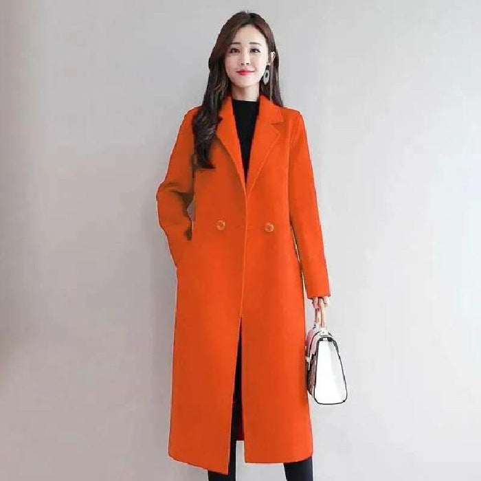 Mid-length Plus Size Loose Overcoat