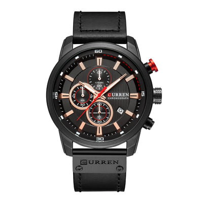 CURREN 8291 Casual Style Multi Function Quartz Watch Date Display Men Wrist Watch