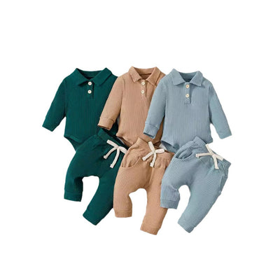 Baby Cotton Pit POLO Shirt Suit