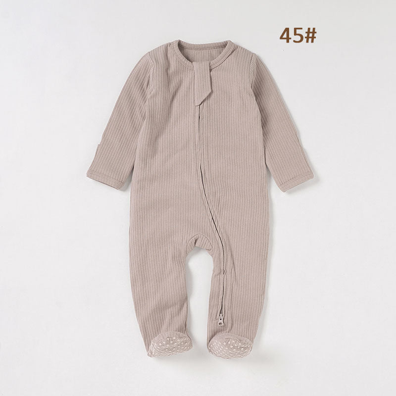 Baby Foot-wrapped Jumpsuit Style Baby Romper Romper Cotton Class A Children&#039;s Homewear Baby Jumpsuit