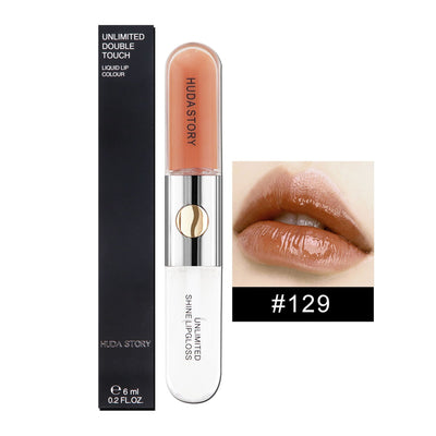 Double-headed Lip Gloss Non-stick