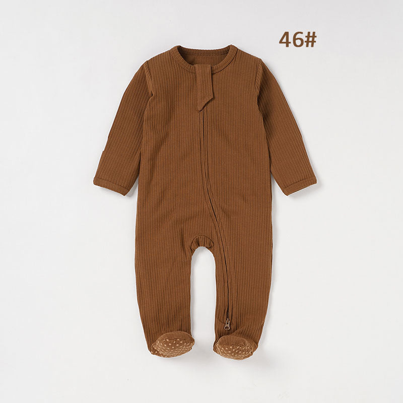 Baby Foot-wrapped Jumpsuit Style Baby Romper Romper Cotton Class A Children&#039;s Homewear Baby Jumpsuit