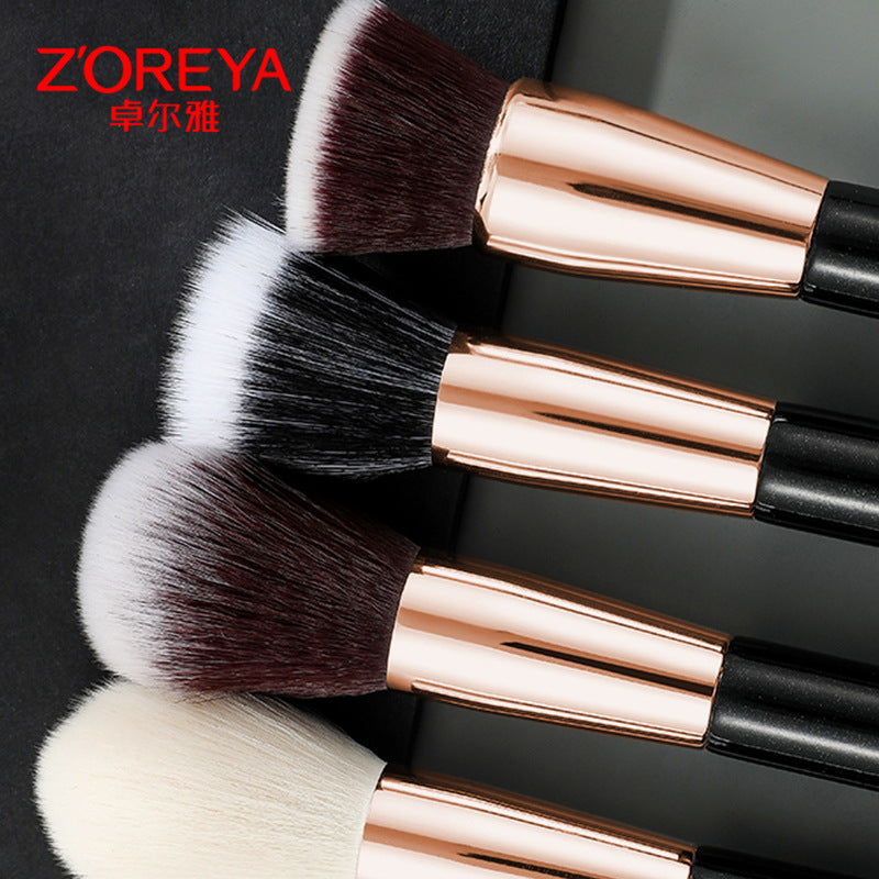 Zhuoerya New Cross-border Makeup Tools Beauty Set Eyeshadow Concealer Loose Powder Wholesale Wholesale 25 Makeup Brushes