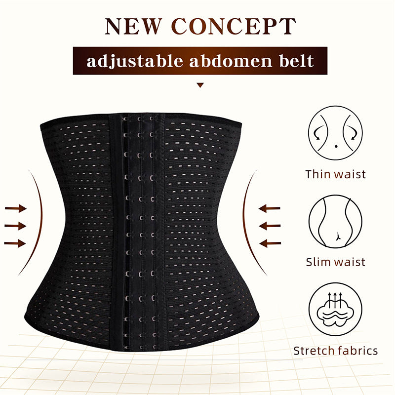 Women&amp;#039;s Postpartum Belly Belt Four Seasons Hollow Belly Belt Sports Fitness Reduce Belly Body Shaper Waistband Waist Clip