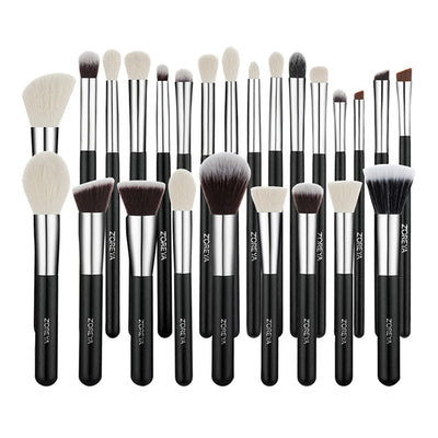 Zhuoerya New Cross-border Makeup Tools Beauty Set Eyeshadow Concealer Loose Powder Wholesale Wholesale 25 Makeup Brushes