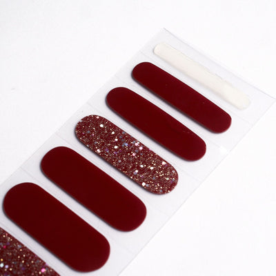 Uv Nail Stickers Solid Color Gel Nail Nail Solid Gel Phototherapy Stickers Half Baked Half Cured