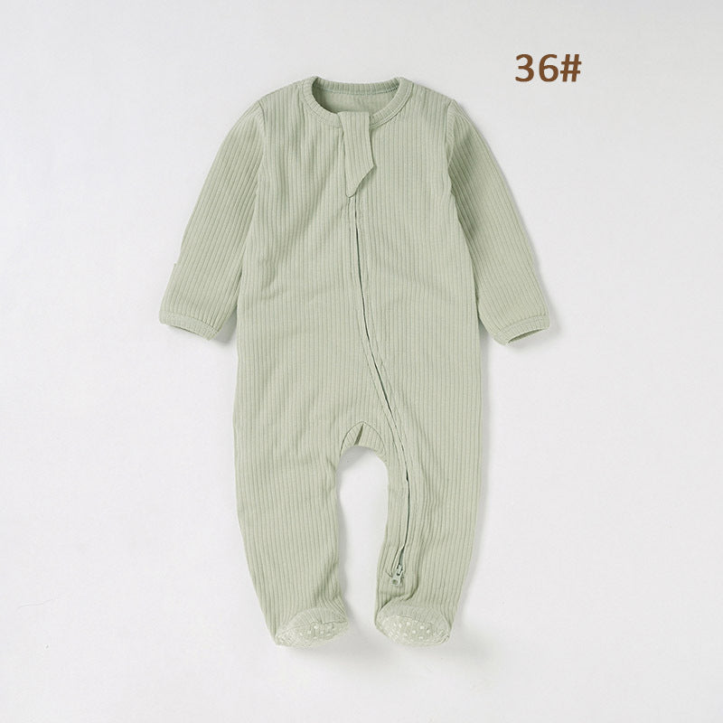 Baby Foot-wrapped Jumpsuit Style Baby Romper Romper Cotton Class A Children&#039;s Homewear Baby Jumpsuit