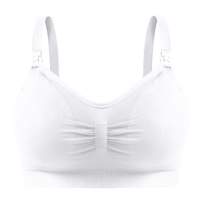 Adjustable Breastfeeding Bra With Open Buckle And No Steel Rings Underwear Pregnant Women Gather Non-sagging Breastfeeding Bra With Breast Pad