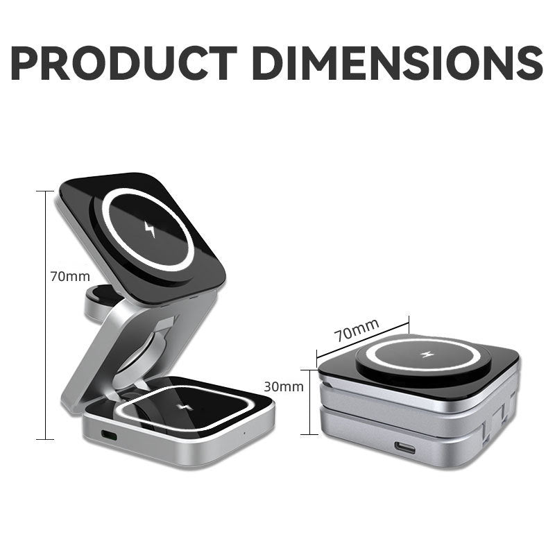 Three-in-one Charger, Mobile Phone Stand Type Charger, Mobile Phone Watch, Earphone Wireless Charging