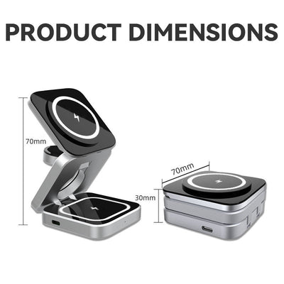 Three-in-one Charger, Mobile Phone Stand Type Charger, Mobile Phone Watch, Earphone Wireless Charging