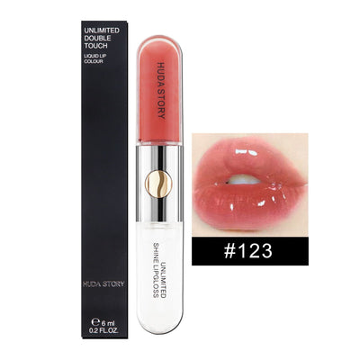 Double-headed Lip Gloss Non-stick