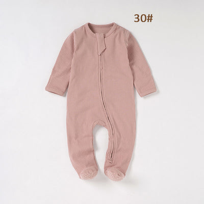 Baby Foot-wrapped Jumpsuit Style Baby Romper Romper Cotton Class A Children&#039;s Homewear Baby Jumpsuit