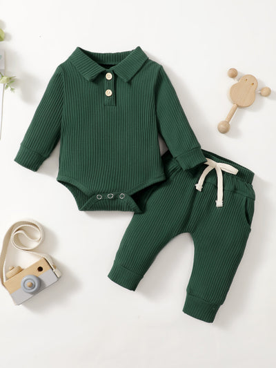 Baby Cotton Pit POLO Shirt Suit