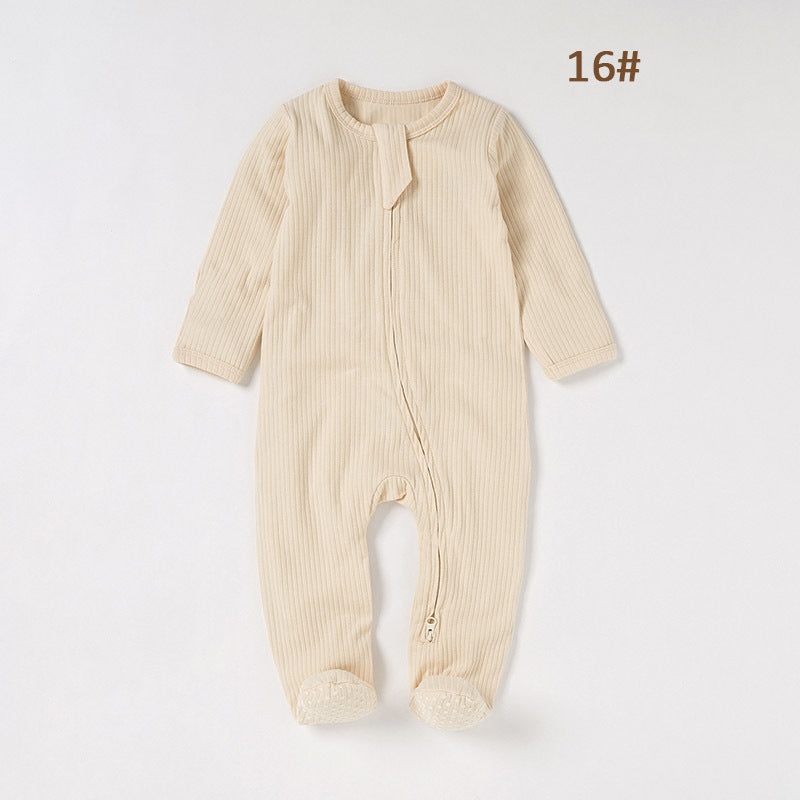 Baby Foot-wrapped Jumpsuit Style Baby Romper Romper Cotton Class A Children&#039;s Homewear Baby Jumpsuit