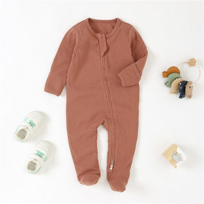 Baby Foot-wrapped Jumpsuit Style Baby Romper Romper Cotton Class A Children&#039;s Homewear Baby Jumpsuit