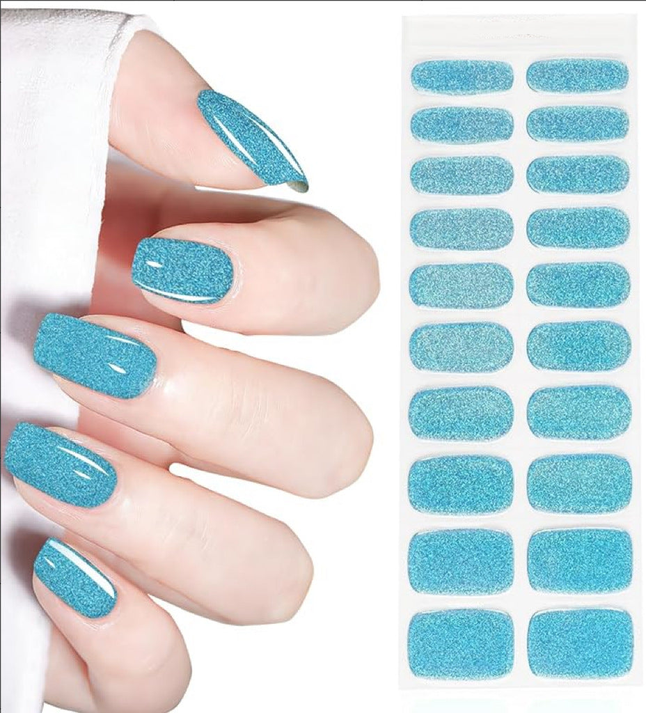 Uv Nail Stickers Solid Color Gel Nail Nail Solid Gel Phototherapy Stickers Half Baked Half Cured