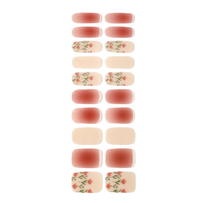 Uv Nail Stickers Solid Color Gel Nail Nail Solid Gel Phototherapy Stickers Half Baked Half Cured