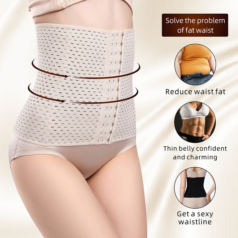 Women&amp;#039;s Postpartum Belly Belt Four Seasons Hollow Belly Belt Sports Fitness Reduce Belly Body Shaper Waistband Waist Clip