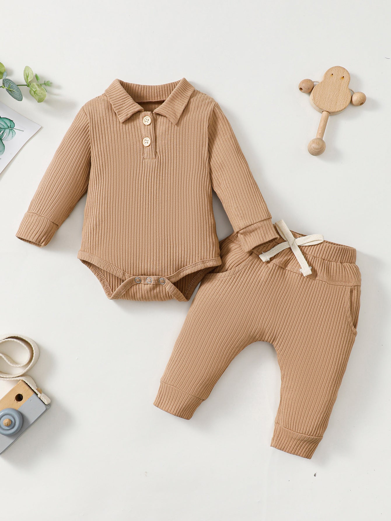 Baby Cotton Pit POLO Shirt Suit