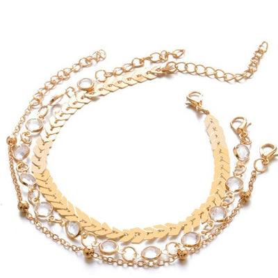 Eternity Solstice Multi-Layer Anklet