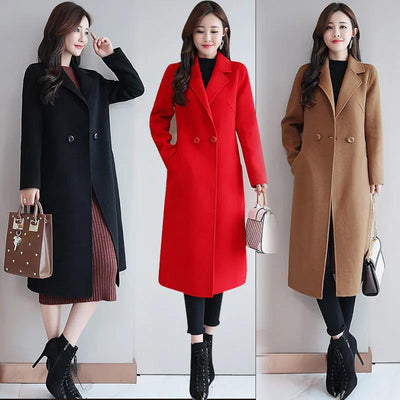 Mid-length Plus Size Loose Overcoat