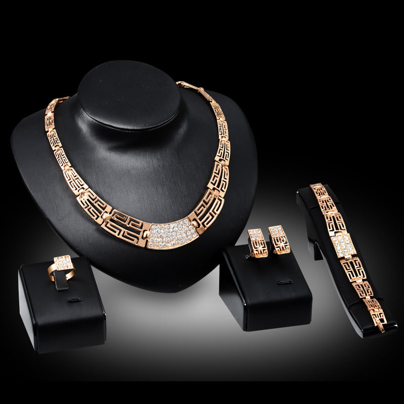 Fashion 18K Gold Plated Jewelry Set