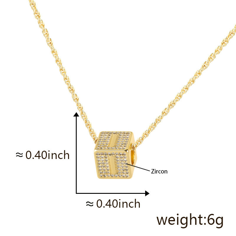 Fashion 26 English Letter Necklace Pendant