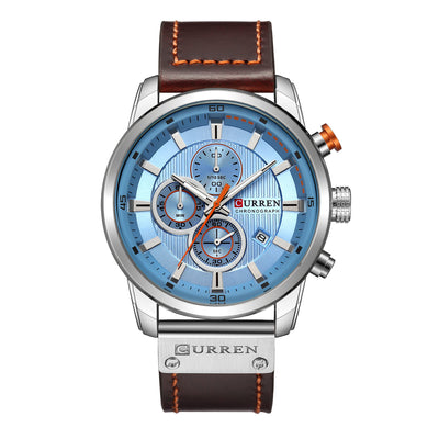 CURREN 8291 Casual Style Multi Function Quartz Watch Date Display Men Wrist Watch