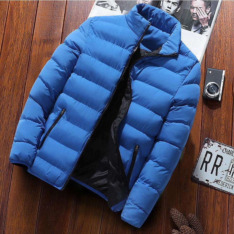 Men Winter cotton padded clothes Long Jacket Warm Coat par ka